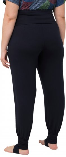 Ulla Popken Stirrup Yoga Pants Navy - Jeansy & Spodnie w Dużych Rozmiarach – Plus Size - 