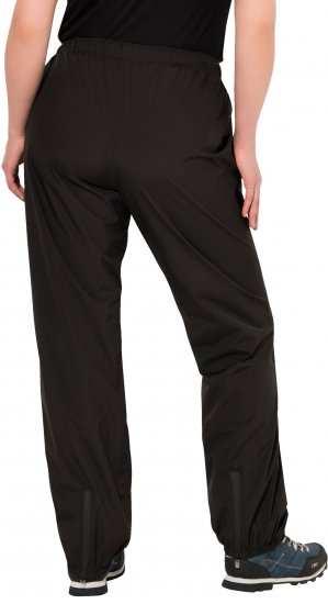 Ulla Popken Rain Pants Black - Jeansy & Spodnie w Dużych Rozmiarach – Plus Size - 