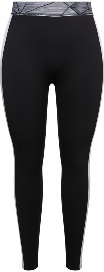 Ulla Popken High Waisted Leggings Black - Jeansy & Spodnie w Dużych Rozmiarach – Plus Size - 
