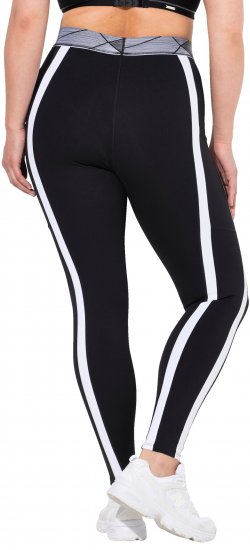 Ulla Popken High Waisted Leggings Black - Jeansy & Spodnie w Dużych Rozmiarach – Plus Size - 
