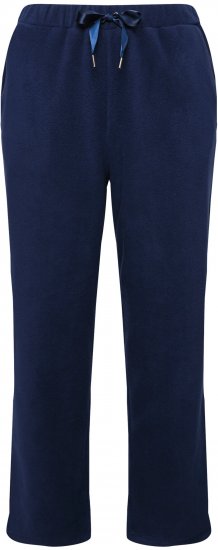 Ulla Popken Fleece Loungewear Pants Night Blue - Jeansy & Spodnie w Dużych Rozmiarach – Plus Size - 