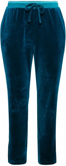 Ulla Popken Velvet Leggings Blue - Jeansy & Spodnie w Dużych Rozmiarach – Plus Size - 