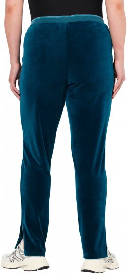 Ulla Popken Velvet Leggings Blue - Jeansy & Spodnie w Dużych Rozmiarach – Plus Size - 