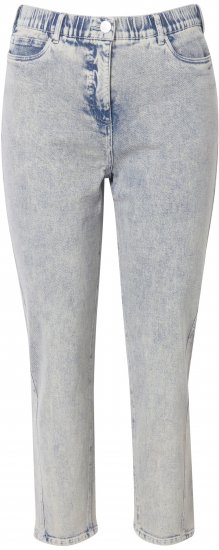 Ulla Popken Tapered Leg Mom Jeans Blue Denim - Jeansy & Spodnie w Dużych Rozmiarach – Plus Size - 