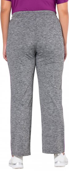 Ulla Popken Quick Drying Jogging Pants Grey - Jeansy & Spodnie w Dużych Rozmiarach – Plus Size - 