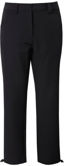 Ulla Popken Triple Function Comfort Waist Softshell Pants Black - Jeansy & Spodnie w Dużych Rozmiarach – Plus Size - 