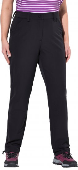 Ulla Popken Triple Function Comfort Waist Softshell Pants Black - Jeansy & Spodnie w Dużych Rozmiarach – Plus Size - 