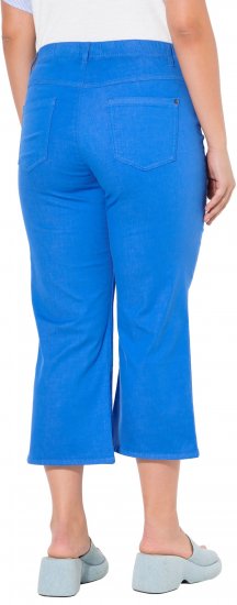 Ulla Popken Wide Leg Twill Mary Fit Culottes Deep Aqua - Jeansy & Spodnie w Dużych Rozmiarach – Plus Size - 