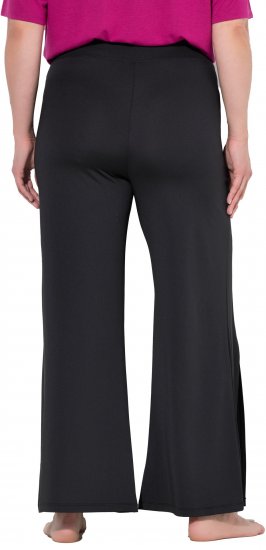 Ulla Popken Split Leg Uv Protective Pants Black - Jeansy & Spodnie w Dużych Rozmiarach – Plus Size - 
