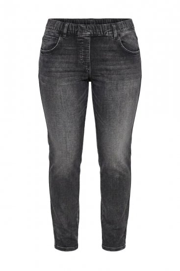 Ulla Popken Vintage Wash Jeggings Black - Legginsy - Legginsy w dużych rozmiarach