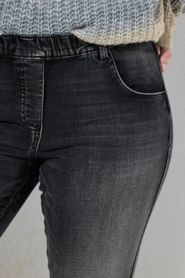 Ulla Popken Vintage Wash Jeggings Black - Legginsy - Legginsy w dużych rozmiarach