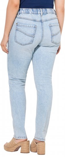 Ulla Popken Slim Leg Stretch Fit Jeans Light Blue Denim - Jeansy & Spodnie w Dużych Rozmiarach – Plus Size - 