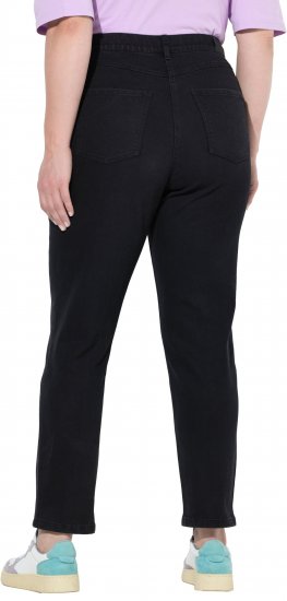 Ulla Popken Stretch Fit Mom Jeans Black - Jeansy & Spodnie w Dużych Rozmiarach – Plus Size - 