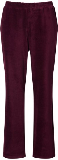 Ulla Popken Corduroy Elastic Waist Pants Brown - Jeansy & Spodnie w Dużych Rozmiarach – Plus Size - 