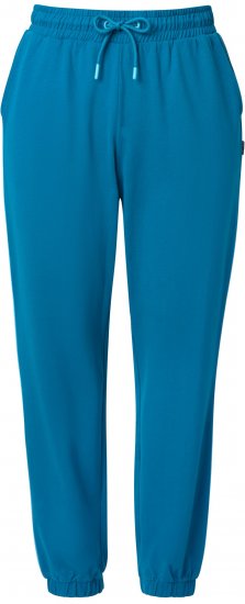 Ulla Popken Contrast Piping Joggers Blue - Jeansy & Spodnie w Dużych Rozmiarach – Plus Size - 