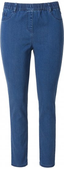 Ulla Popken Denim Five Pocket Jeggings Blue Denim - Jeansy & Spodnie w Dużych Rozmiarach – Plus Size - 