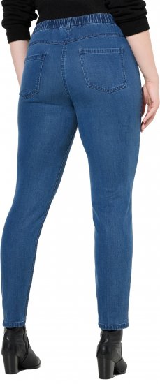 Ulla Popken Denim Five Pocket Jeggings Blue Denim - Jeansy & Spodnie w Dużych Rozmiarach – Plus Size - 