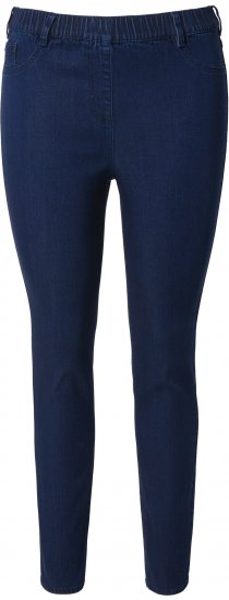 Ulla Popken Denim Five Pocket Jeggings Denim Blue - Jeansy & Spodnie w Dużych Rozmiarach – Plus Size - 
