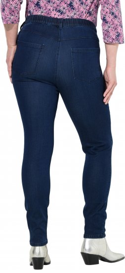 Ulla Popken Denim Five Pocket Jeggings Denim Blue - Jeansy & Spodnie w Dużych Rozmiarach – Plus Size - 