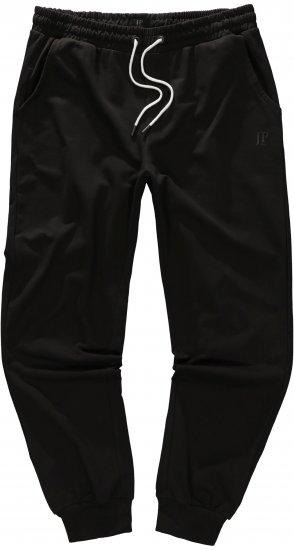 JP1880 Sweatpants Modern Fit Lightweight Black - ODZIEŻ MĘSKA MT-6XLT - WYSOKIE-rozmiary