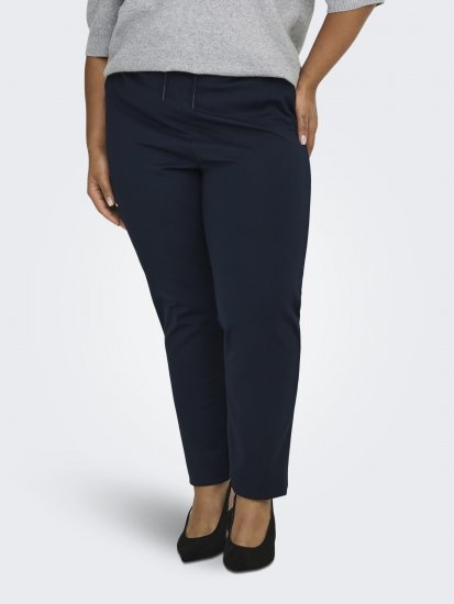 Only Carmakoma Goldtrash Classic Pants Navy - Spodnie - 