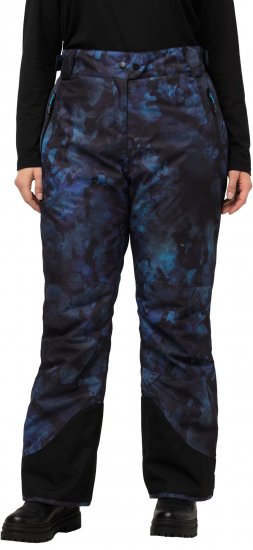 Ulla Popken Functional Trousers Ski Trousers Waterproof Velcro Closure Navy - Jeansy & Spodnie w Dużych Rozmiarach – Plus Size - 