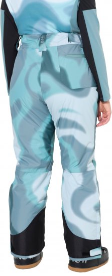 Ulla Popken Hyprar Ski Pants Waterproof Velcro Closure Shaped Knees Ice Green - Jeansy & Spodnie w Dużych Rozmiarach – Plus Size - 