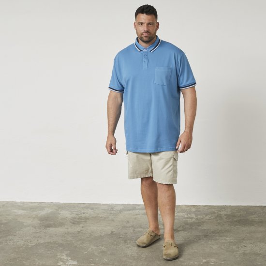 North Latitude 61128 Polo z Piké Superflex Niebieski - Koszulki polo - Koszulki Polo 2XL-8XL