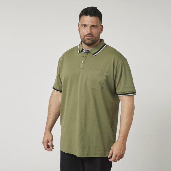 North Latitude 61128 Polo z Piké Superflex Oliwkowy - Koszulki polo - Koszulki Polo 2XL-8XL