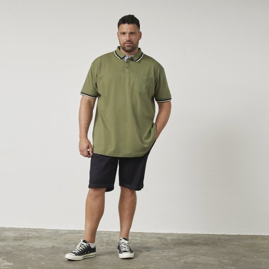 North Latitude 61128 Polo z Piké Superflex Oliwkowy - Koszulki polo - Koszulki Polo 2XL-8XL