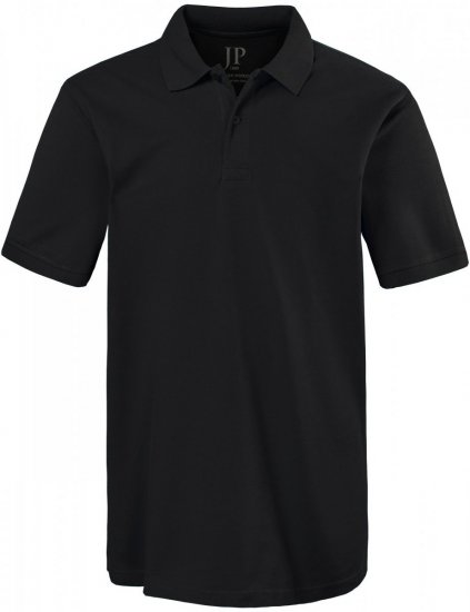 JP1880 702560 Bawełniana koszulka polo Czarna - Koszulki polo - Koszulki Polo 2XL-8XL