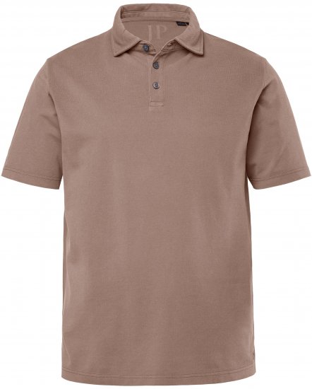 JP1880 Polo Shirt Short Sleeve Pique Vintage Brown - Koszulki polo - Koszulki Polo 2XL-8XL