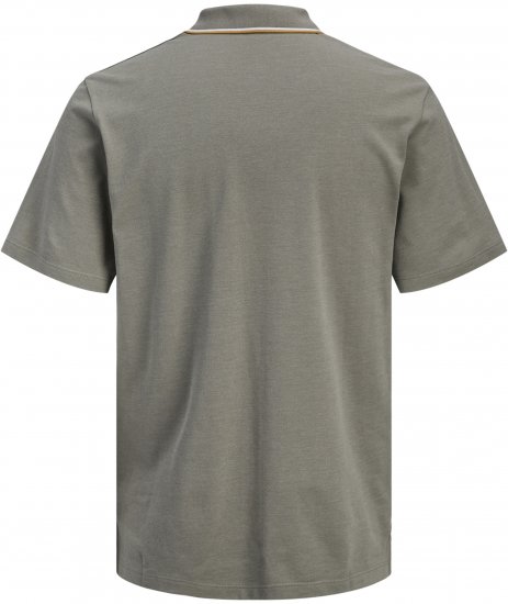 Jack & Jones Blaze Short Sleeve Polo Grey - Koszulki polo - Koszulki Polo 2XL-8XL