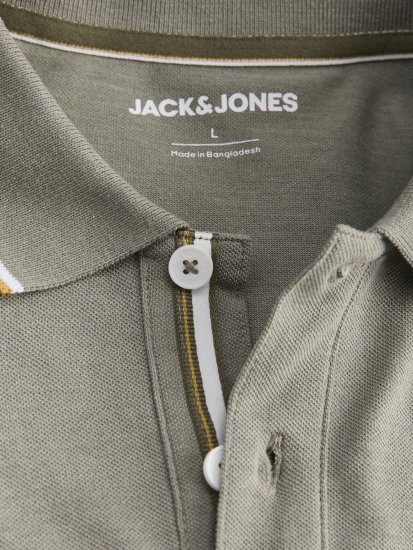 Jack & Jones Blaze Short Sleeve Polo Grey - Koszulki polo - Koszulki Polo 2XL-8XL