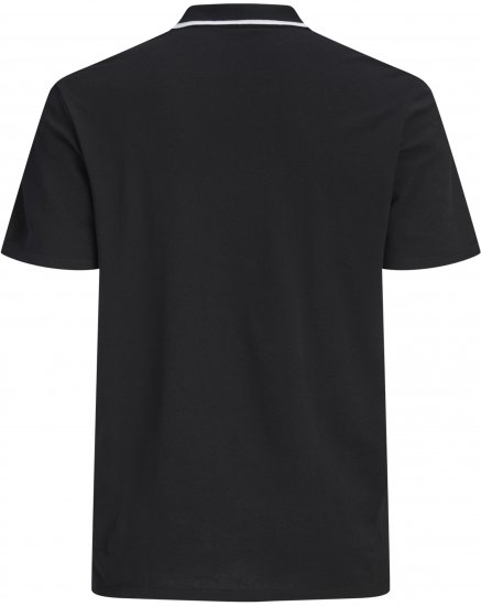 Jack & Jones Blaze Short Sleeve Polo Black - Koszulki polo - Koszulki Polo 2XL-8XL