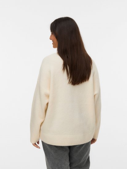 Vero Moda Boom Long Sleeve Pullover Birch - Swetry dzianinowe - 