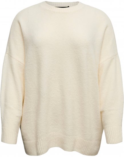 Vero Moda Boom Long Sleeve Pullover Birch - Swetry dzianinowe - 