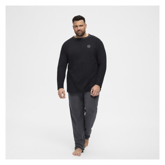 North Latitude Pyjama Pants Dark Grey Charcole - Piżamy/Odzież domowa - Piżamy/Odzież domowa 2XL-10XL