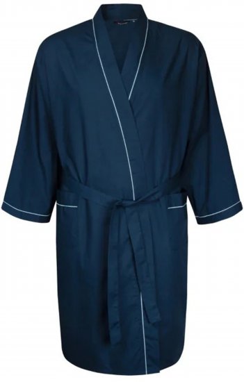 Espionage PJ091 Lightweight Bathrobe Navy - Szlafroki/ręczniki - Szlafroki 2XL-10XL