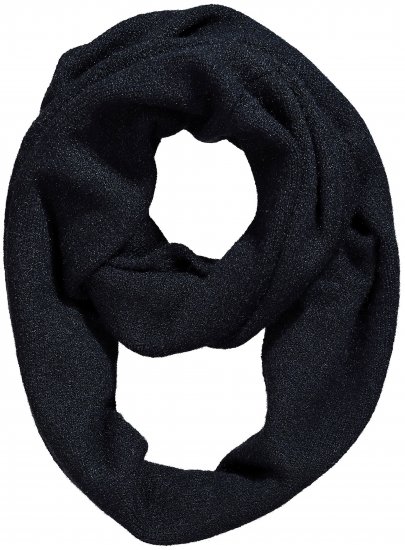 Ulla Popken Knit Infinity Scarf Navy - Akcesoria - 