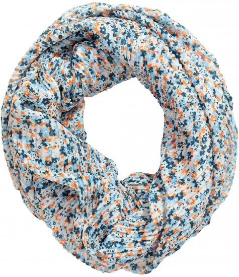 Ulla Popken Ditsy Floral Infinity Scarf Off-White - Akcesoria - 