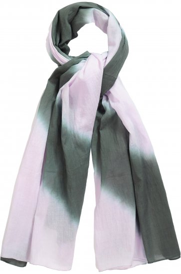 Ulla Popken Batik Striped Scarf Lavender - Akcesoria - 