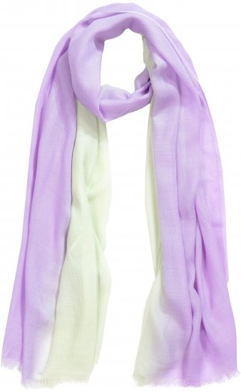 Ulla Popken Fringed Ombre Scarf Pistachio - Akcesoria - 