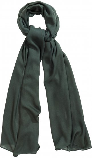 Ulla Popken Lightweight Scarf Olive Grey - Akcesoria - 
