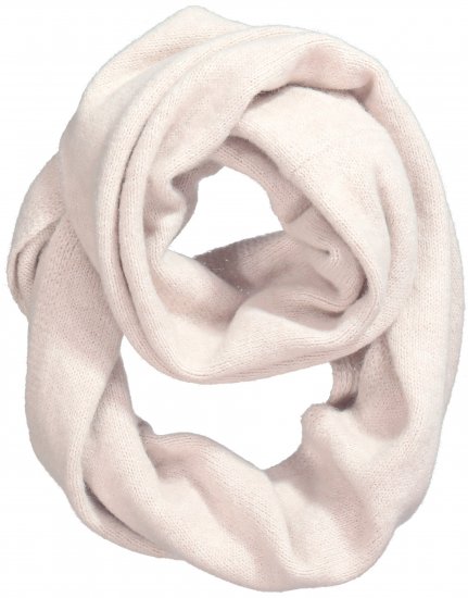 Ulla Popken Knit Infinity Scarf Pastel Pink - Akcesoria - 