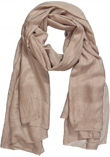 Ulla Popken Silk Scarf Camel - Akcesoria - 