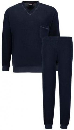 Adamo 119272 Frottier Pyjama Navy - Bielizna & stroje kąpielowe - Bielizna & Stroje kąpielowe 2XL-8XL