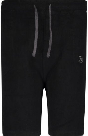 Adamo Terry Shorts Black - Wszystkie ubrania - Odzież męska duże rozmiary