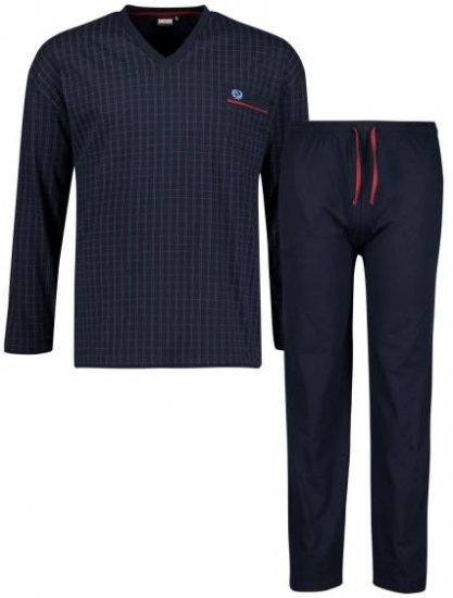 Adamo 119413 VS-Pyjama Navy - Bielizna & Stroje kąpielowe - Bielizna & Stroje kąpielowe 2XL-8XL