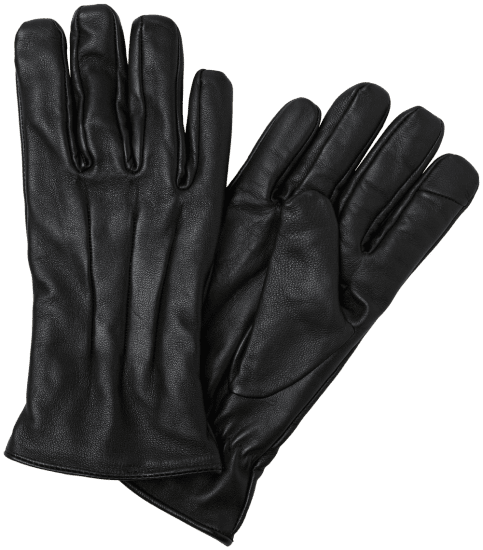 Jack & Jones Montana Leather Gloves Black - Akcesoria - 